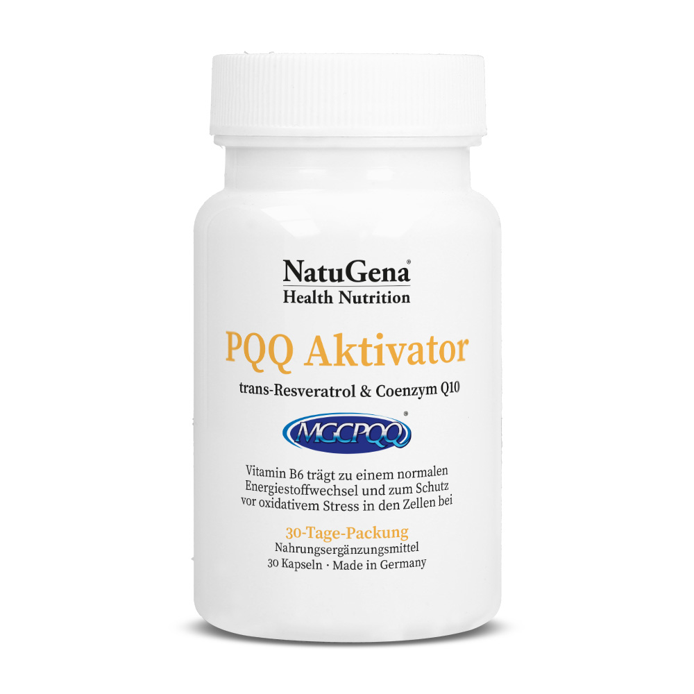 NatuGena - PQQ Aktivator 30 Kapseln HPMC (30-Tage-Packung)
