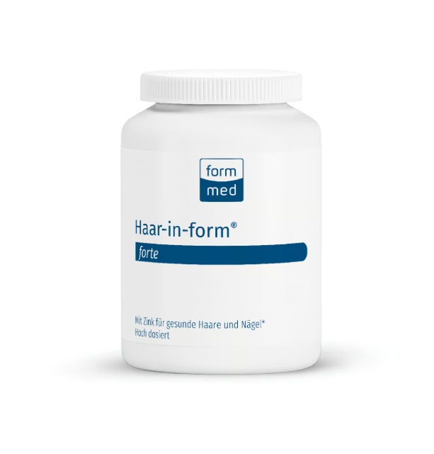 Haar-in-form forte, Formmed 120 Kps. - Zink, Kupfer und Vitamin C