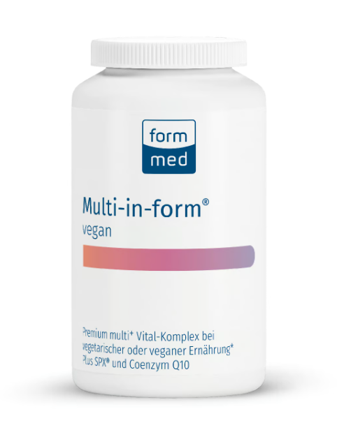 Multi-in-form® vegan, Formmed 180 Kps. - Premium multi+ Vital-Komplex