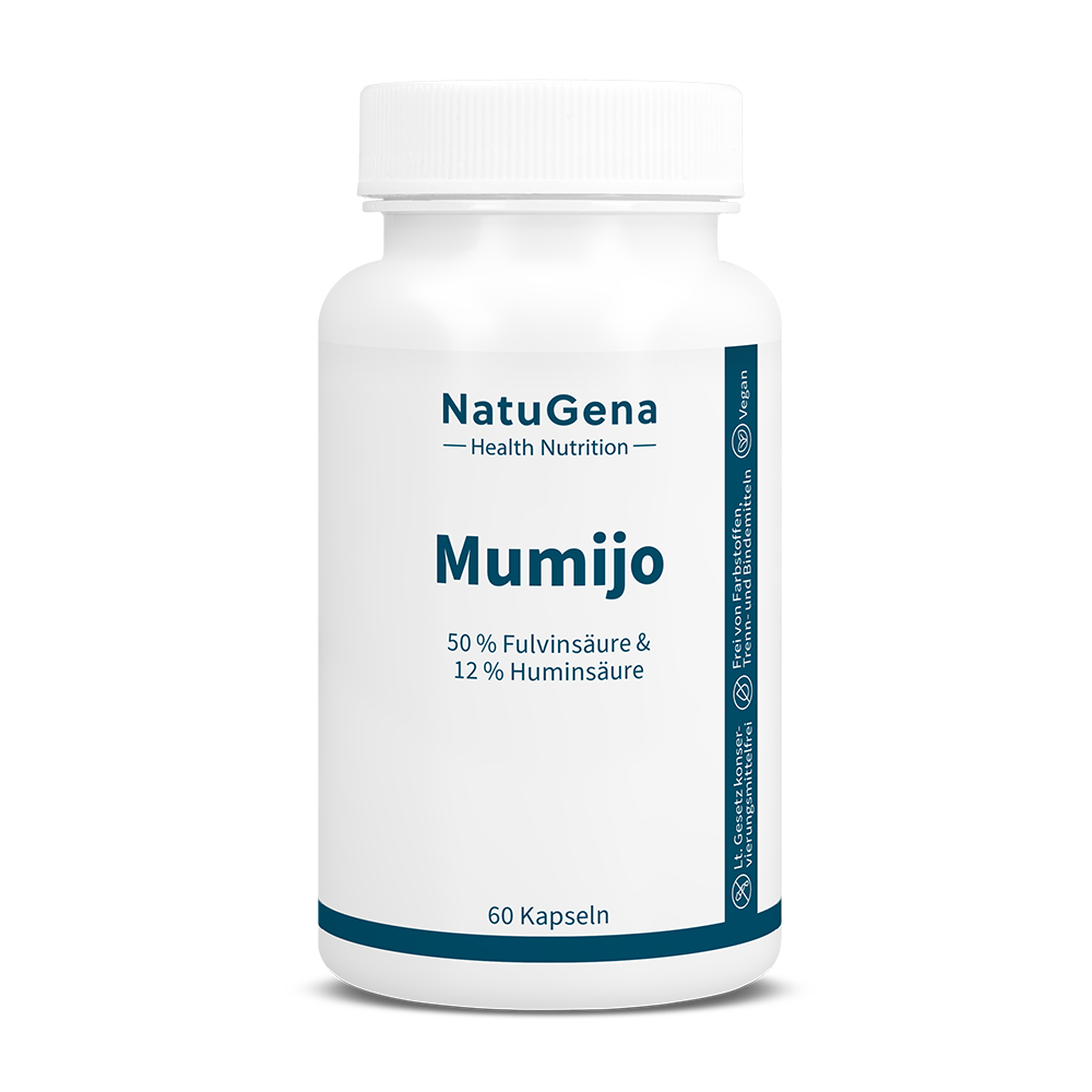 NatuGena - Mumijo (Shilajit) 60 Kaps. - 50% Fulvinsäure & 12% Huminsäure