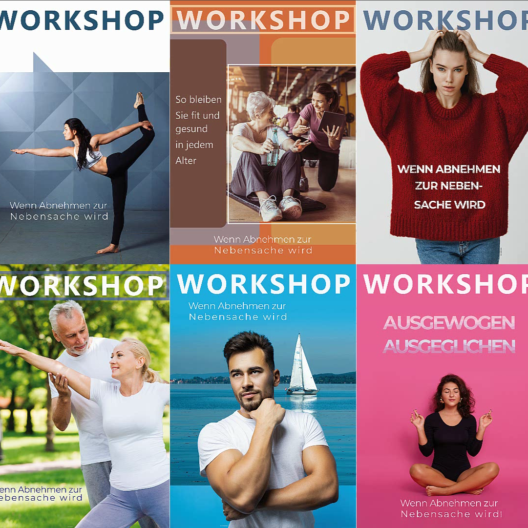 Poster für Konzepte u. Workshops-individualisiert Einzelanfertigung, individuell mit Ihrem Logo