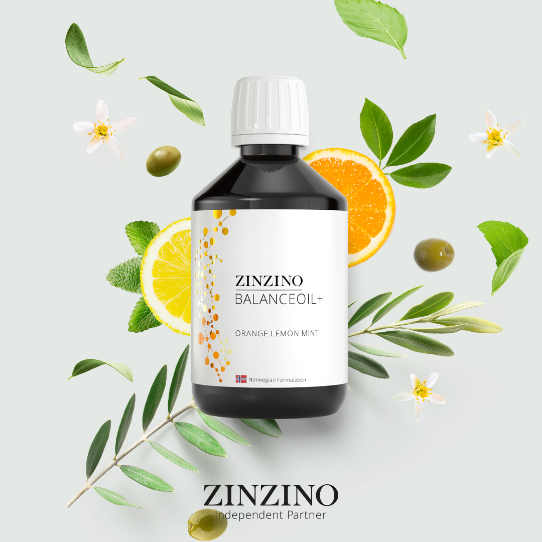 Zinzino - BalanceOil+, Omega 3, 300 ml Orange - Lemon - Mint - MHD 04/27