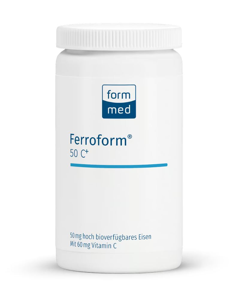 Ferroform® 50 C+, Formmed 90 Kps. - 50 mg mikroverkapseltes Eisen
