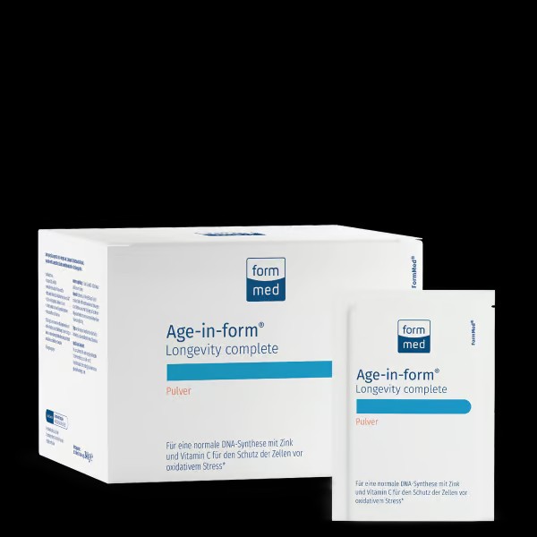 Age-in-form® Longevity complete 240 g Pulver - für eine normalen DNA-Synthese