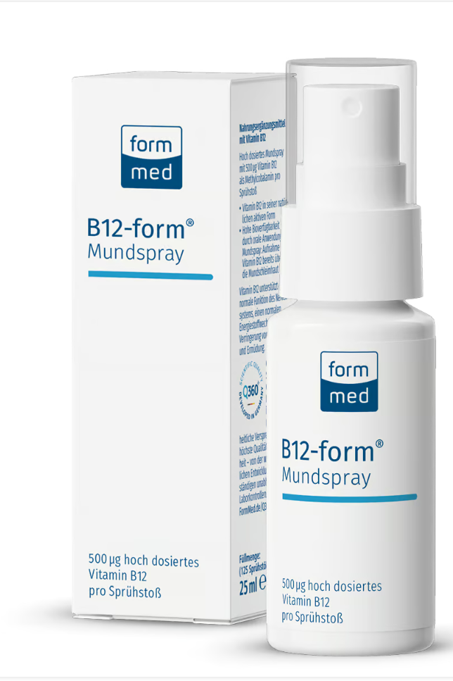 B12-form® Mundspray, Formmed 25 ml Spray- Hoch dosiertes Mundspray