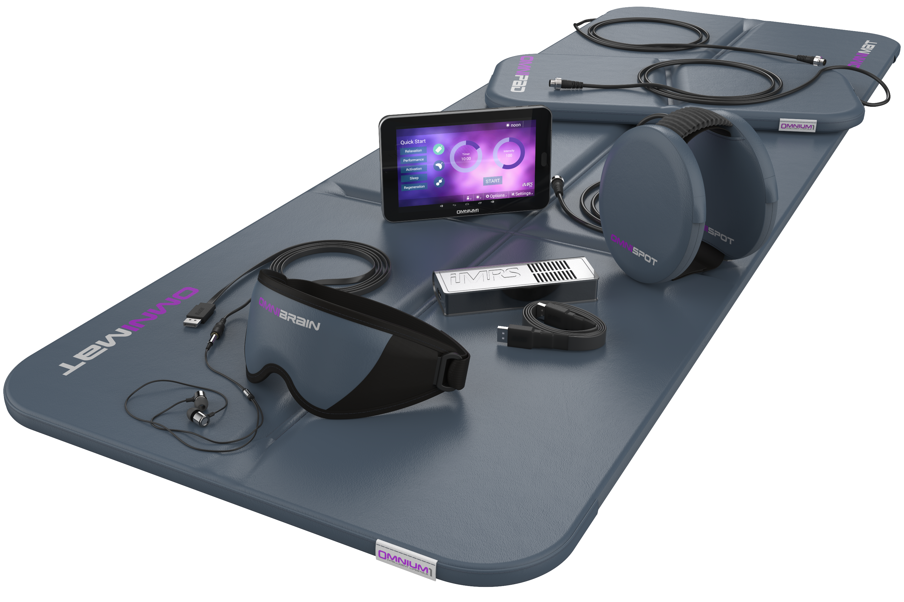 Omnium1 2.0 Complete Combo - Swiss Bionic Full Size PEMF-Therapiesystem für unterwegs!