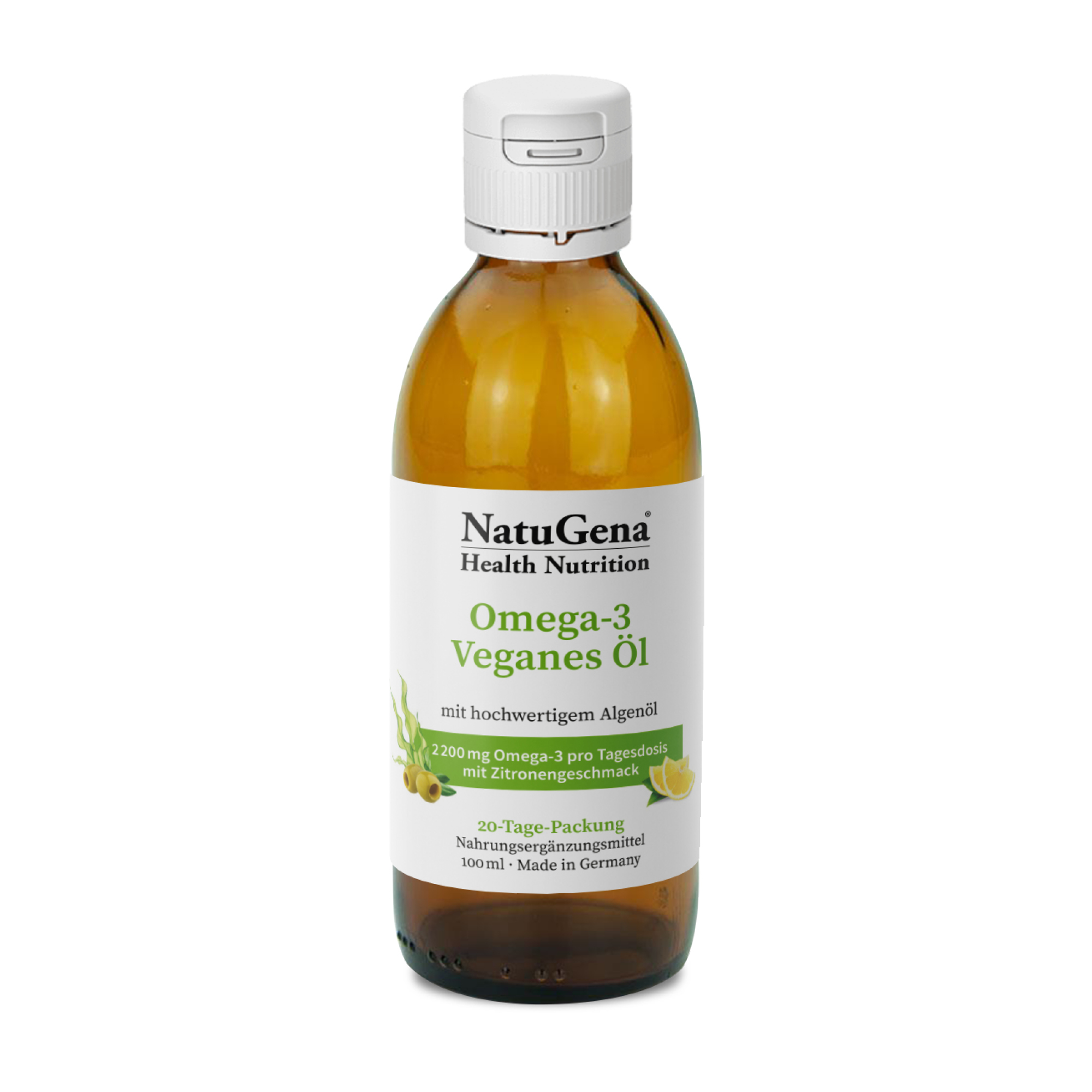 NatuGena - Omega-3 Veganes Öl 100 ml (20-Tage-Packung)
