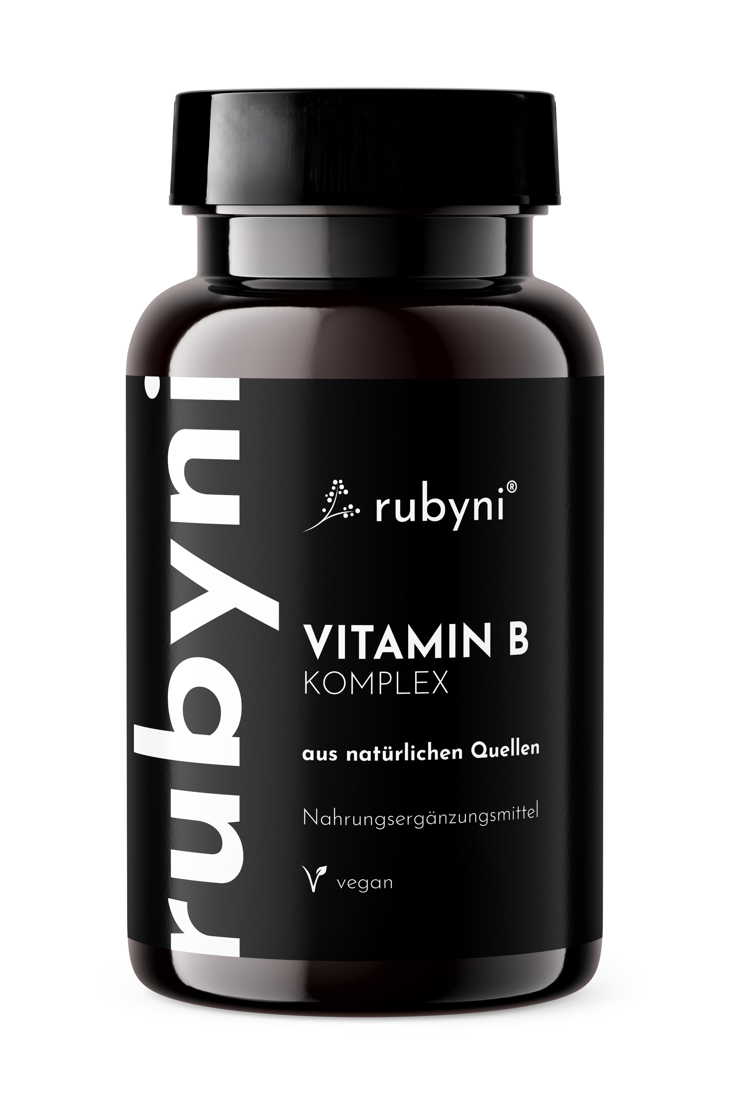 rubyni® Vitamin B KOMPLEX 90 Kapseln, für mehr Energie und bessere Nerven