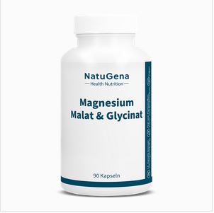 NatuGena - Magnesium Malat & Glycinat 90 Kaps. - Magnesium-Komplex