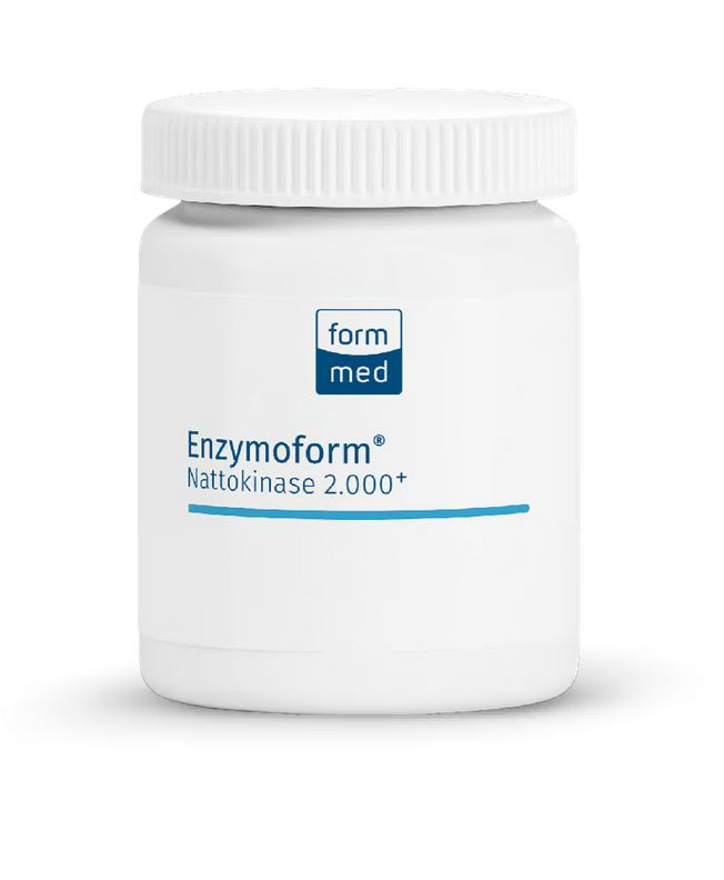 Enzymoform® Nattokinase 2.000+, Formmed 90 Kps. - 2.000 FU Nattokinase · Plus Vitamin C
