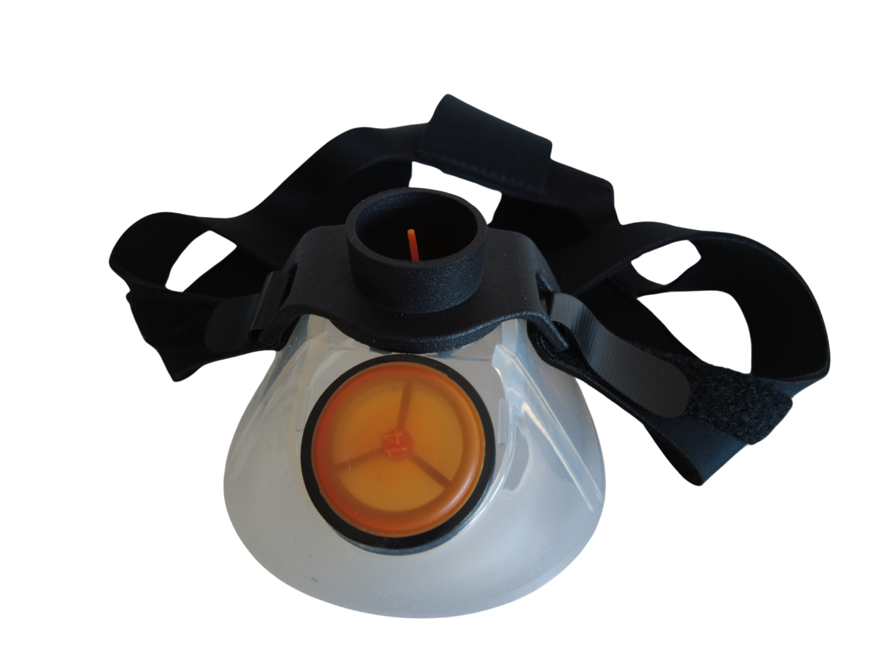 IHHT Premium Silikon Maskenset schwarz 3-tlg. (1x Maske, 1x Maskenband, 1xWinkel-grün)