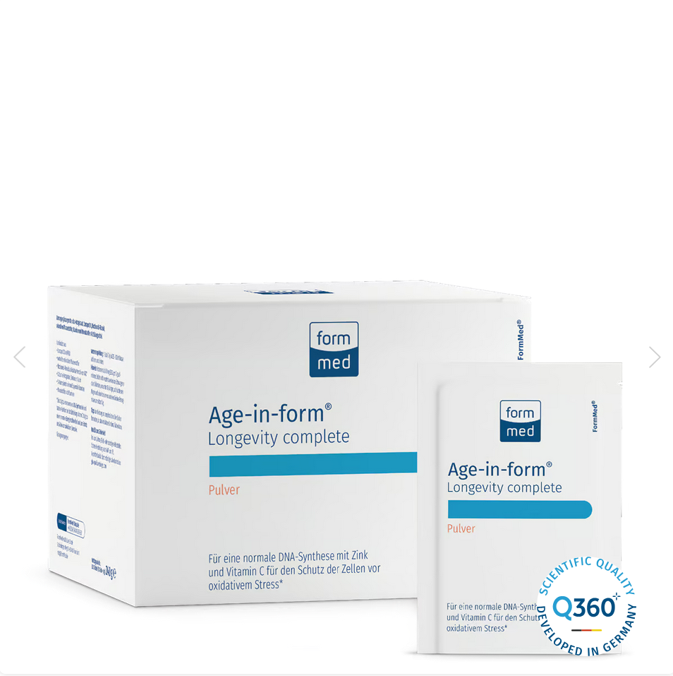 Age-in-form® Longevity complete, Formmed 240 g Pulver - für eine normalen DNA-Synthese