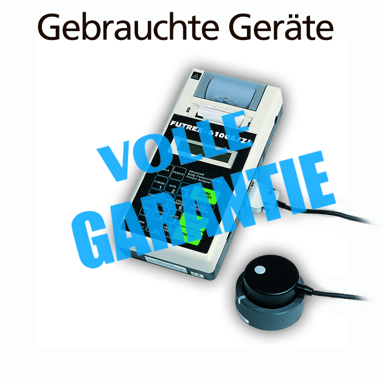 FUTREX 6100A/ZL (Gebrauchtsystem) m. Kindermessung im Alukoffer, Netzteil, Lichtschutz, Thermodrucker