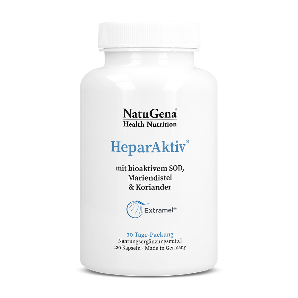 NatuGena - HeparAktiv 120 Kapseln (1-Monats-Packung)