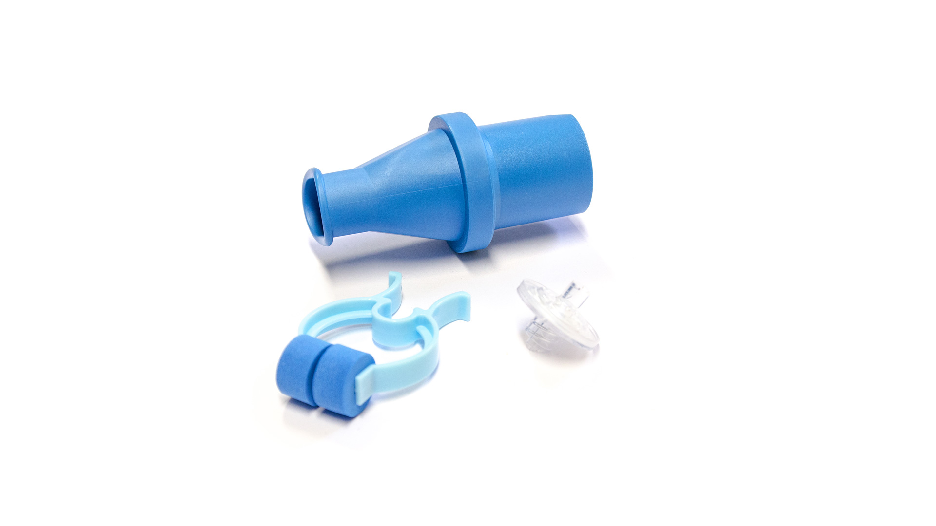 Stoffwechsel Kit= 5 x Nasenklammer 5 x Line Filter, 50 x blaue Mundstücke Stoffwechsel Kit= 5 x Nasenklammer 5 x Line Filter, 50 x blaue Mundstücke