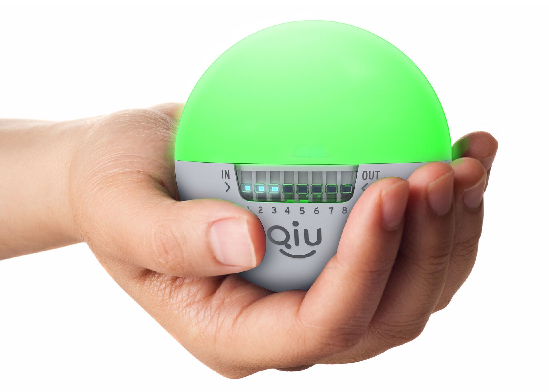 Qiu HRV Biofeedback-System inkl. Ohrclip zur Messung der Herzratenvariabilität (HRV)