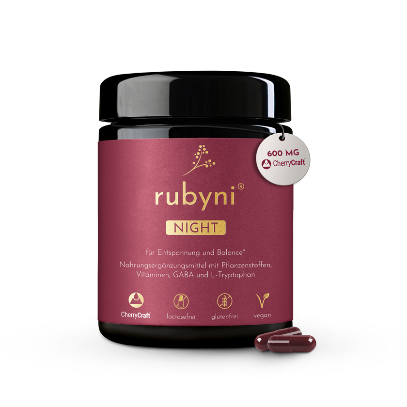 rubyni - NIGHT 140 Kapseln - für Entspannung und Balance