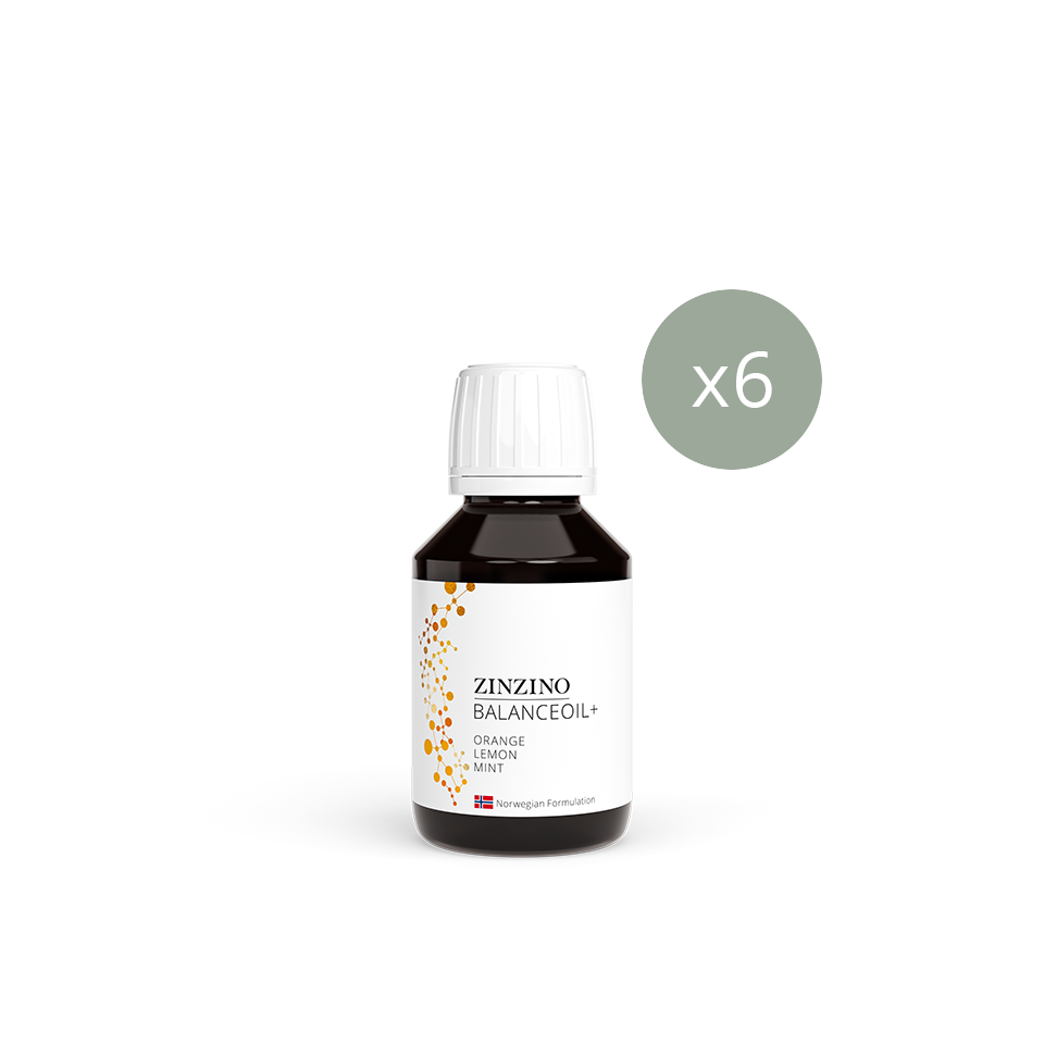 Zinzino - BalanceOil+ Orange L. M., 100ml, 6er Set Orange - Lemon - Mint