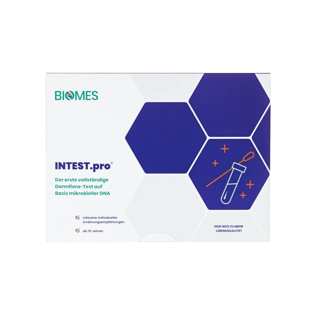 BIOMES - INTEST.pro Darmtest Selbsttest für für zu Hause