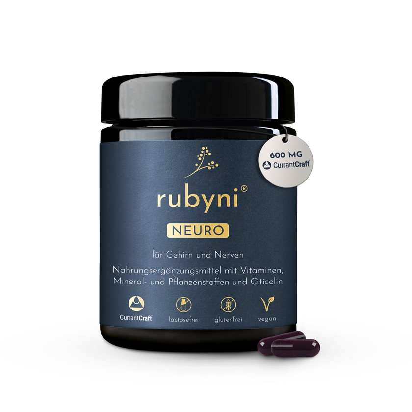 rubyni - NEURO 140 Kapseln - für Gehirn und Nerven