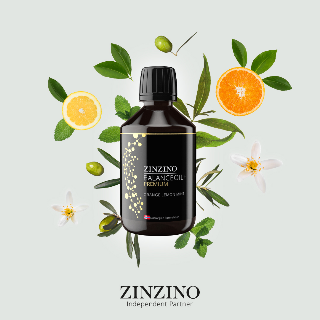 Zinzino - BalanceOil+ Premium, 300 ml Orange - Lemon - Mint - MHD 03/27