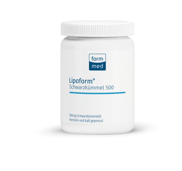 Lipoform® Schwarzkümmel 500, Formmed 90 Kps. - 500 mg ägyptisches Schwarzkümmelöl