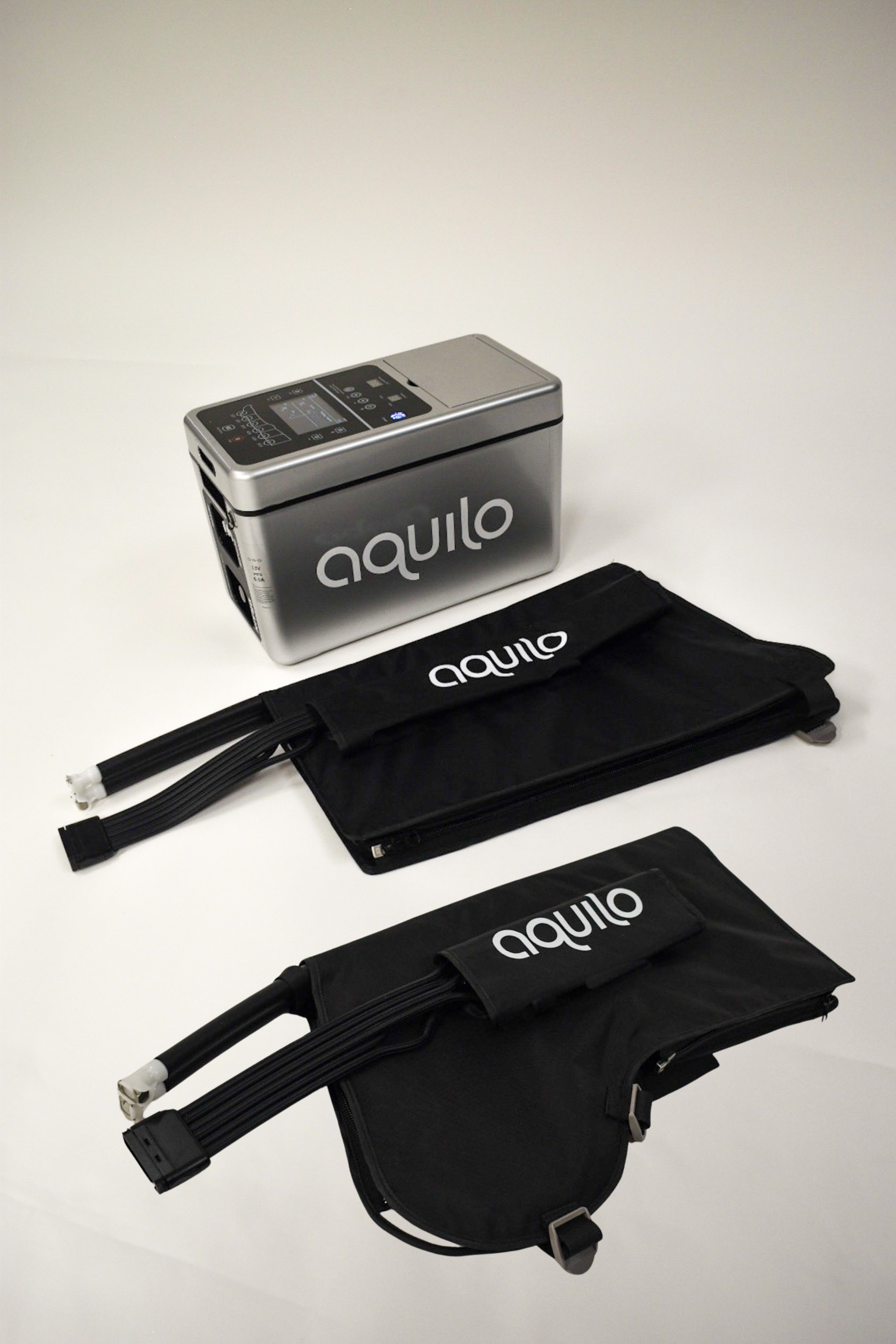 AQUILO |Cryo & Kompression Set mit 2 Manschetten Knie-, Ellbogen-, Schulter- & Fuss-Manschette