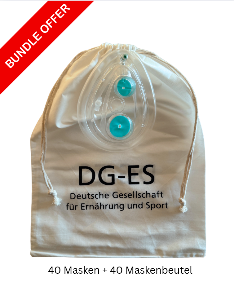 Aktion kleines IHHT-Masken-Set inkl. Taschen 40 x Masken + 40 x Maskenbeutel