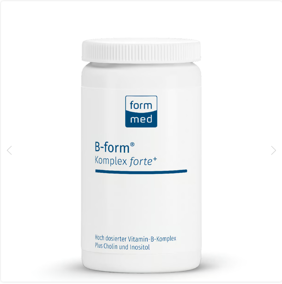 B-form® Komplex forte+, Formmed 90 Kps. - hochdosierter Vitamin-B-Komplex