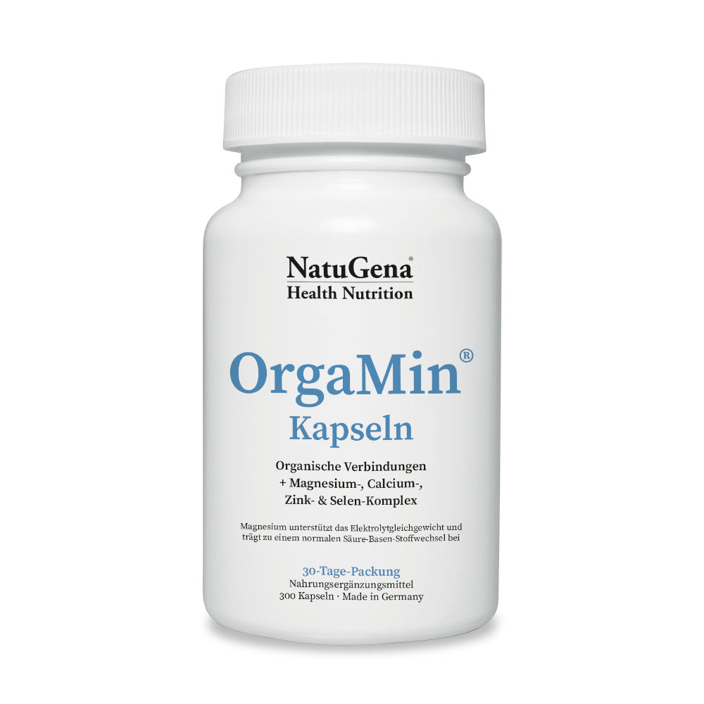 NatuGena - OrgaMin® Kapseln 300 Kapseln HPMC 00 (1-Monats-Packung)