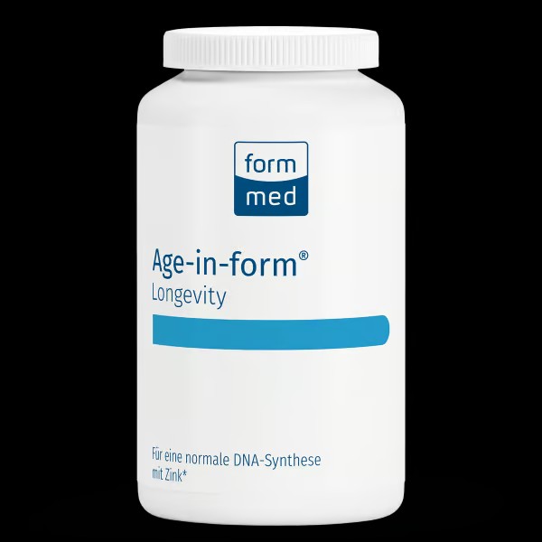 Age-in-form® Longevity 120 Kps. - für eine normalen DNA-Synthese mit Zink