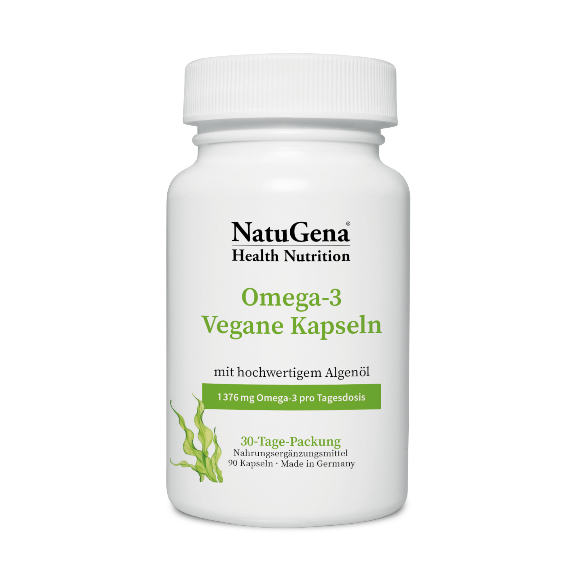 NatuGena - Omega-3 vegan Kapsel 90 Kapseln (30-Tage-Packung)