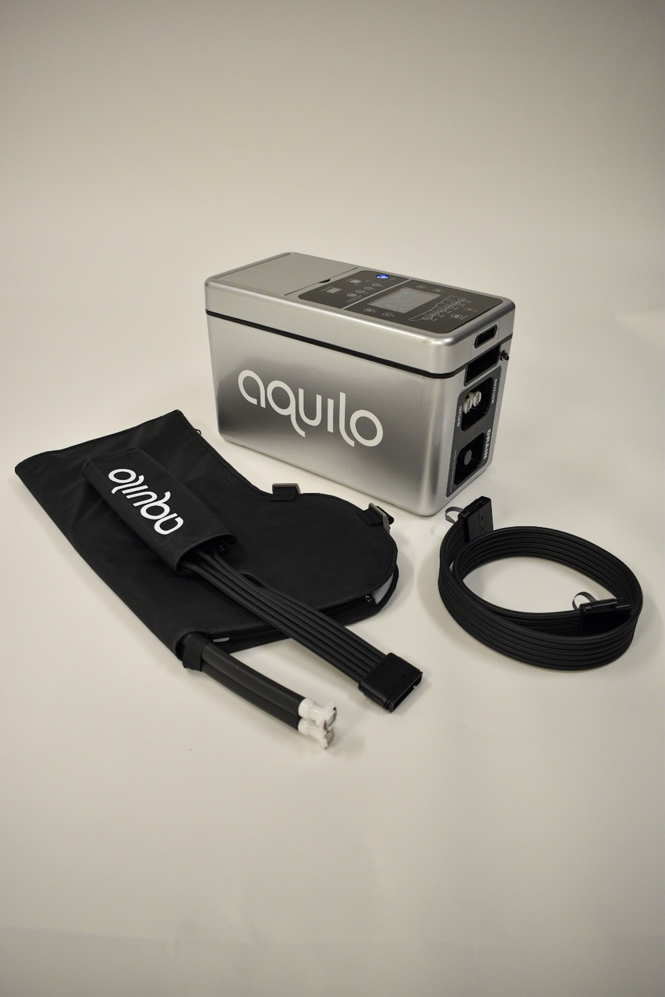 AQUILO |Cryo & Kompression Set mit Schulter- & Fussmanschette und umfangreichem Zubehör