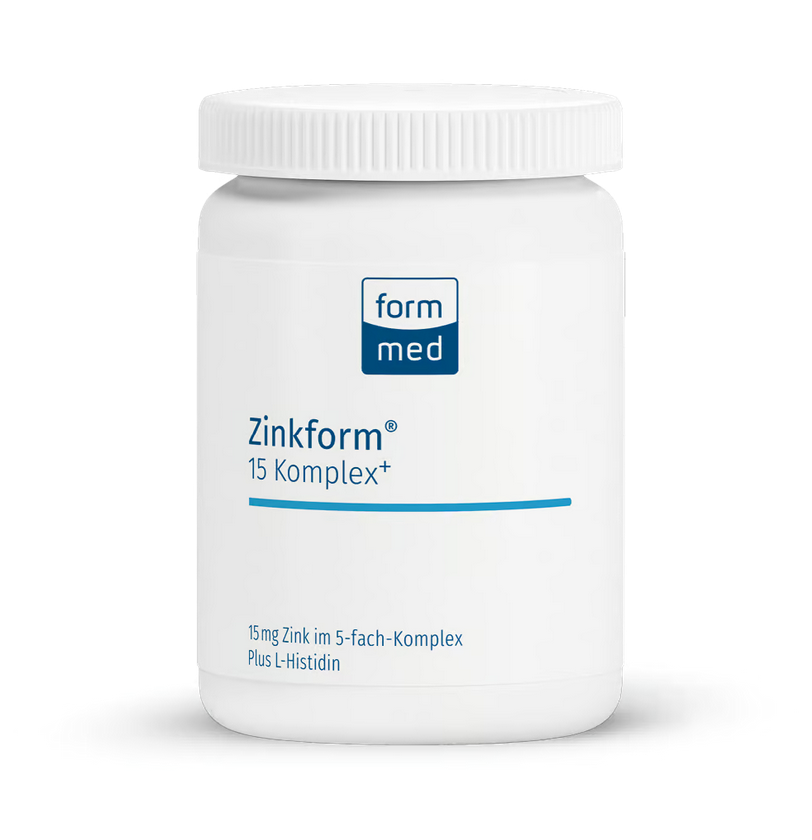 Zinkform 15 Komplex+, Formmed 90 Kps. - hoch bioverfügbares Zink 5-fach-Komplex