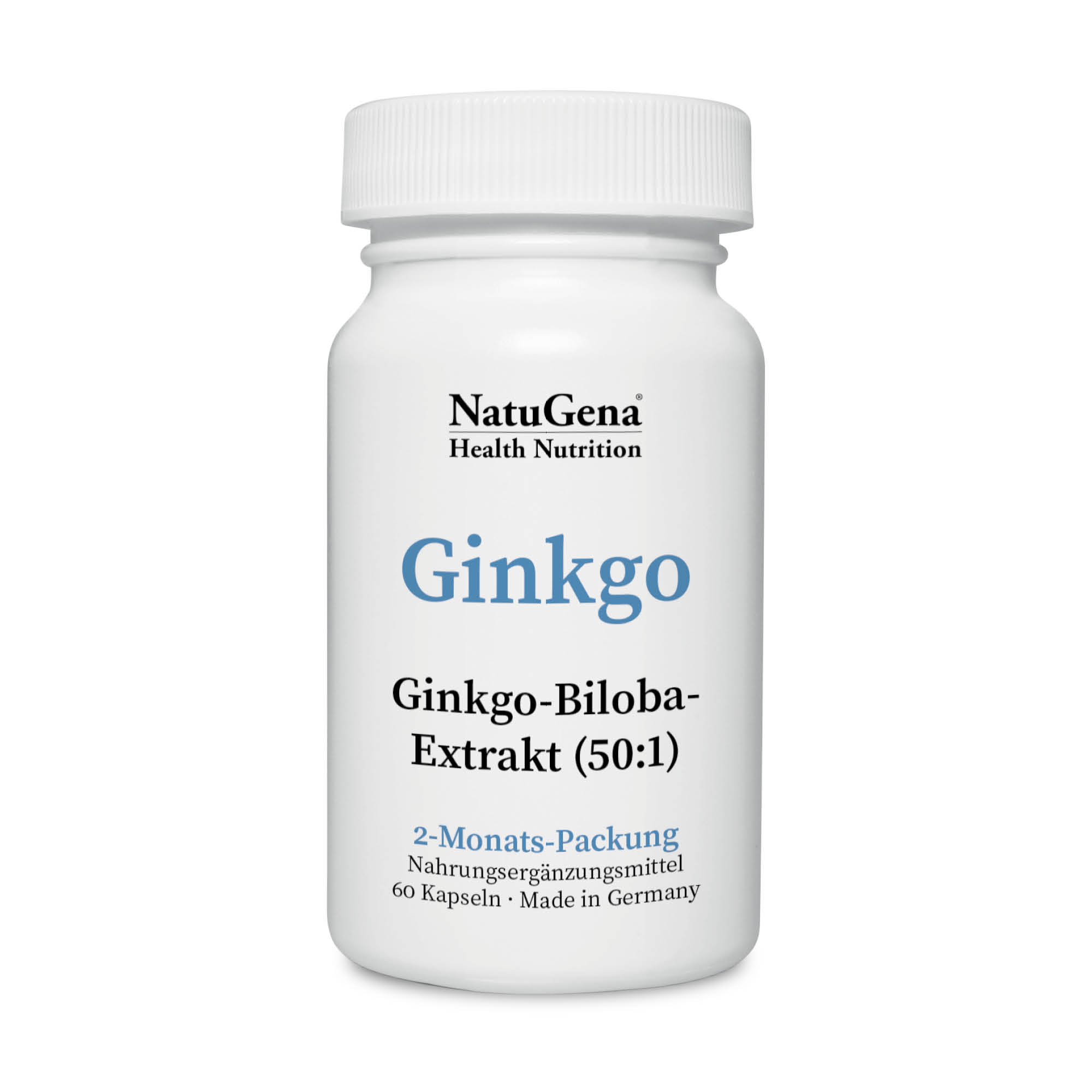 NatuGena - Ginkgo 60 Kapseln (60-Tage-Packung)