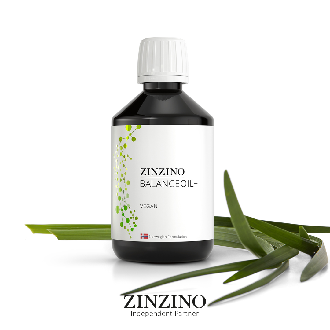 Zinzino - BalanceOil+ Vegan, 300ml Vegan Lemon - MHD 12/25