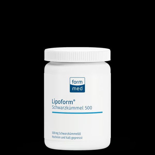 Lipoform® Schwarzkümmel 500 90 Kps. - 500 mg ägyptisches Schwarzkümmelöl