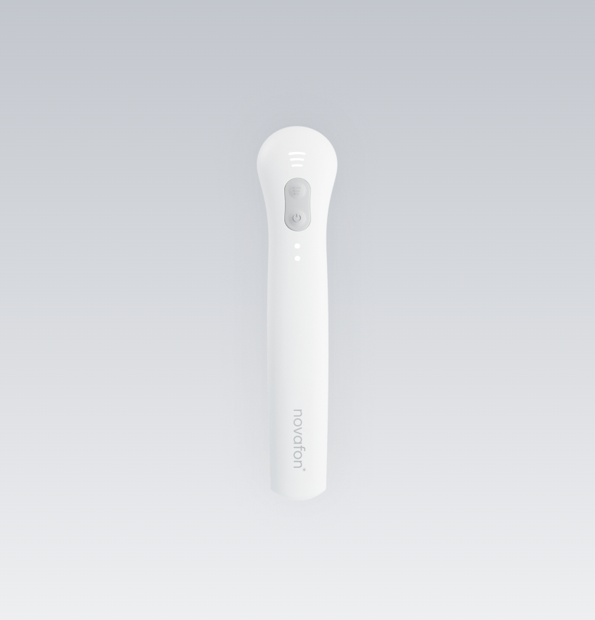 NOVAFON one (weiss) Schallwellengerät zur Vibrationstherapie
