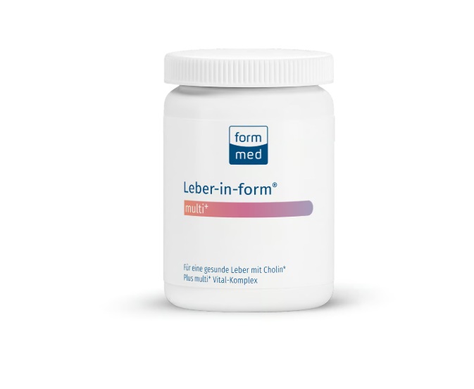 Leber-in-form multi+, Formmed 60 Kps. - f. eine gesunde Leberfunktion mit Cholin