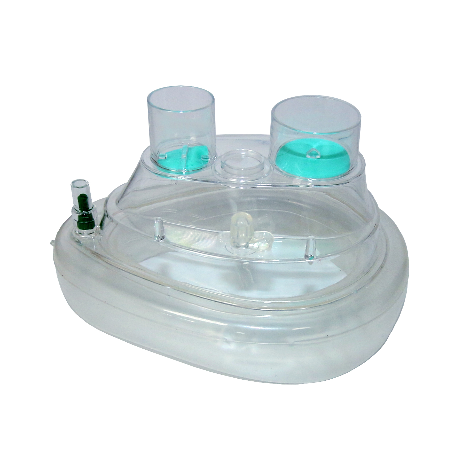 IHHT Soft Maske mit Luftkissen, Doppelport ADULT mit integrierten Ventilen