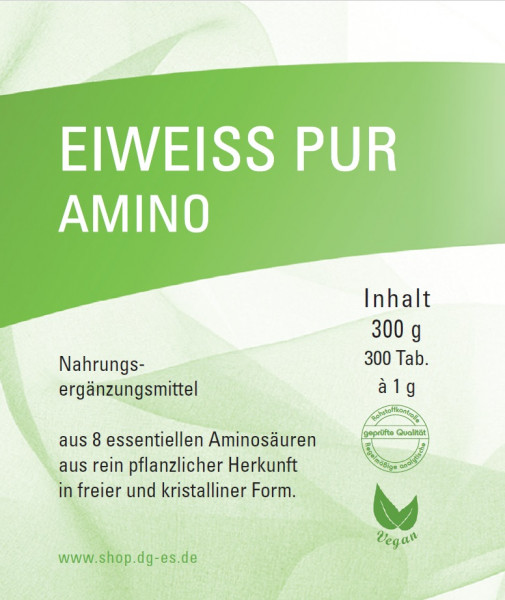 PhysiCal - AMINO PUR -100% vegan 300 Tab. à 1 g 8 essentielle Aminos. - PZN 14365981